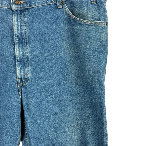 VTG 90s Levi's 540 Relaxed Fit Brown Tab High Rise Jeans Men's W:46 I:30 - Picture 2 of 12